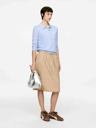 Gestricktes Poloshirt