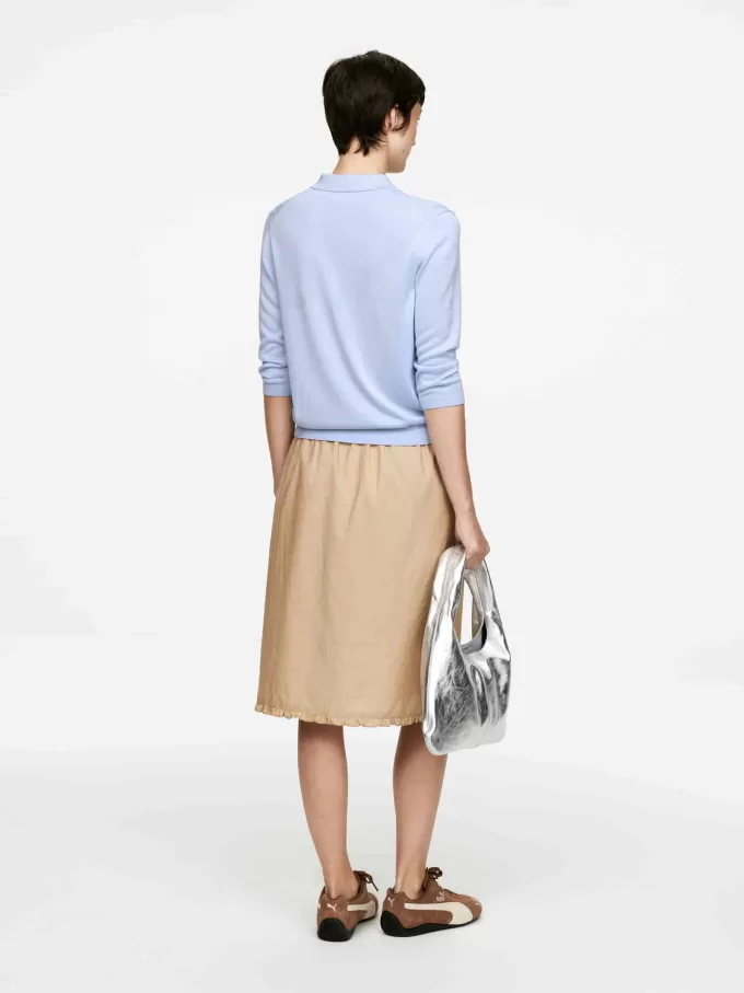 Gestricktes Poloshirt