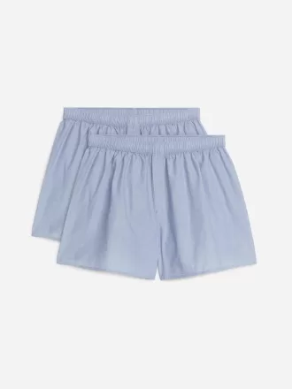 Gewebte Boxershorts, 2er-Set