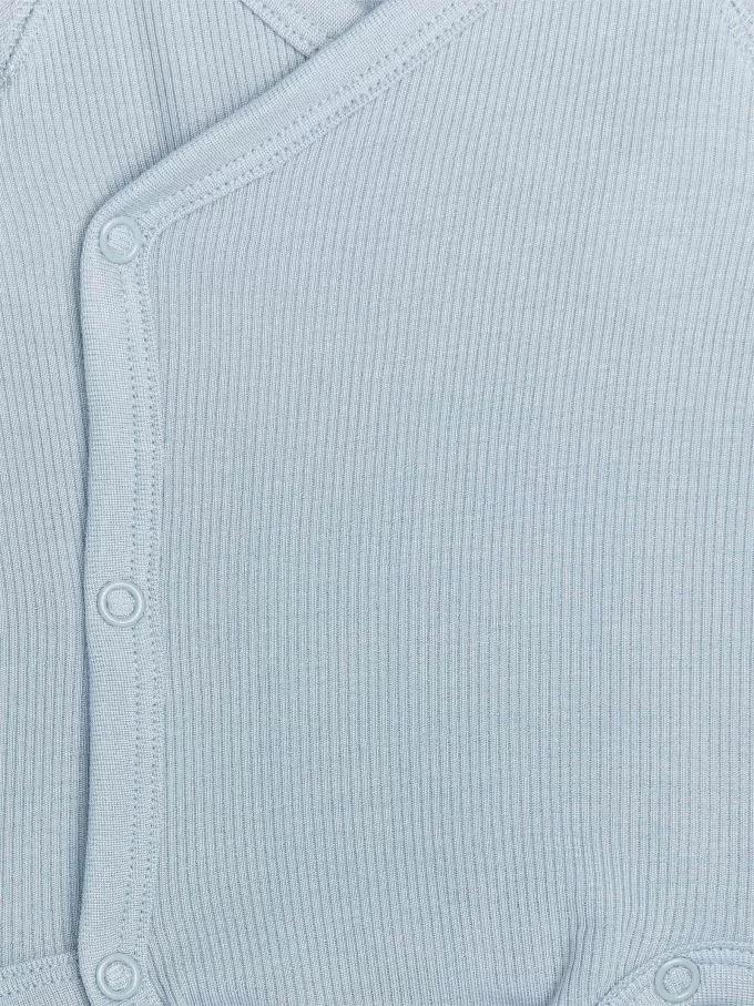 Glatter Rippen-Body für Neugeborene