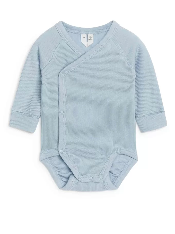 Glatter Rippen-Body für Neugeborene