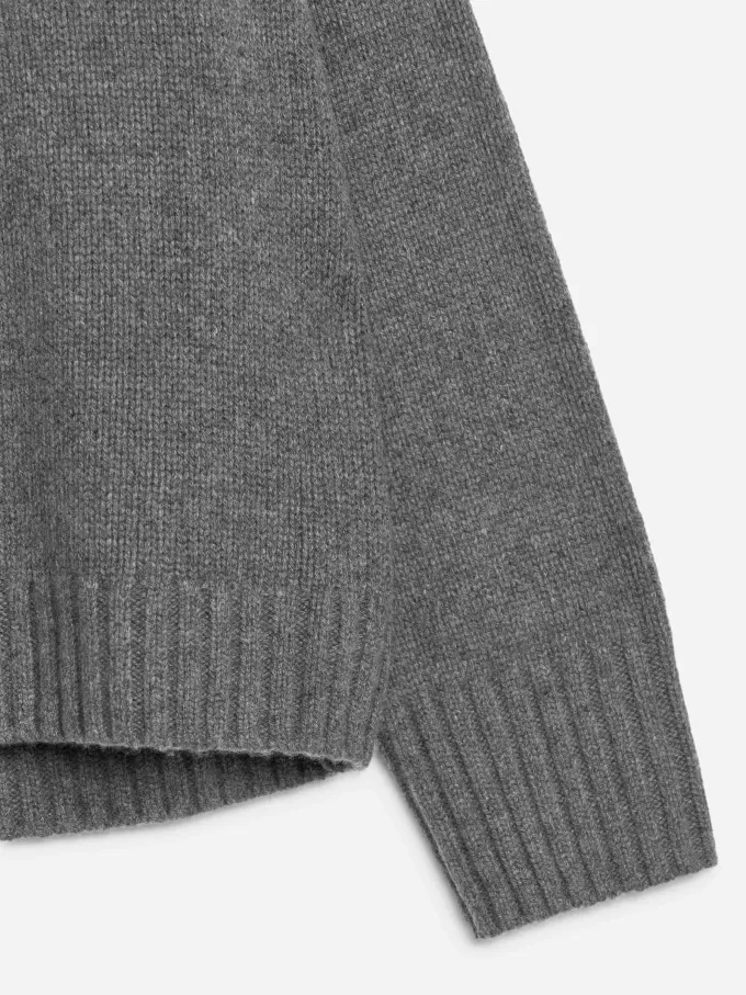 Grober Pullover aus Kaschmirwolle