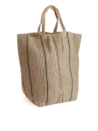 Große Jute-Tragetasche Große Jute-Tragetasche