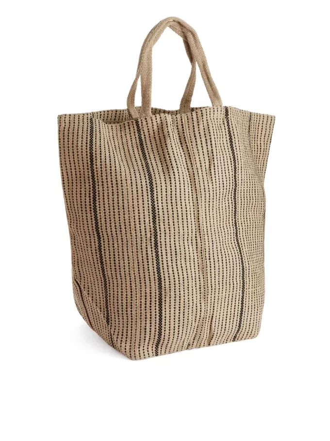 Große Jute-Tragetasche