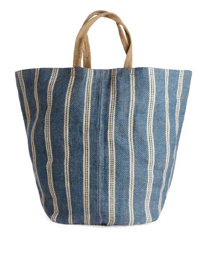 Große Jute-Tragetasche