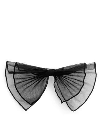 Haarspange aus Tüll mit Schleife