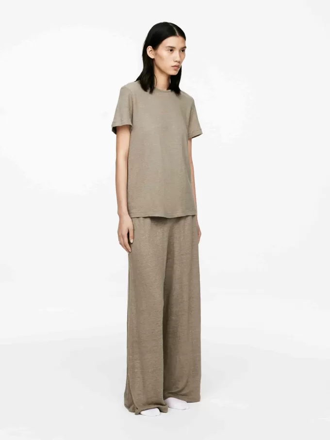 Hemd aus Leinenjersey Hemd aus Leinenjersey