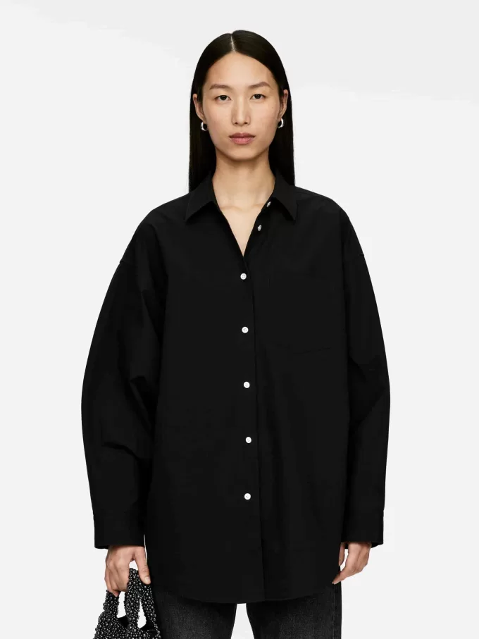 Hemd mit Fledermausärmeln