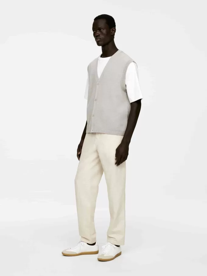 Hose aus Leinenmischung