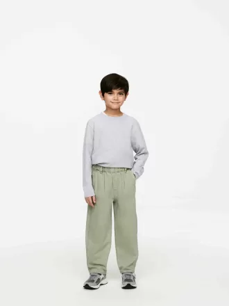 Hose aus gewaschenem Denim