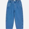 Hose aus gewaschenem Denim