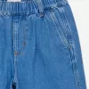 Hose aus gewaschenem Denim