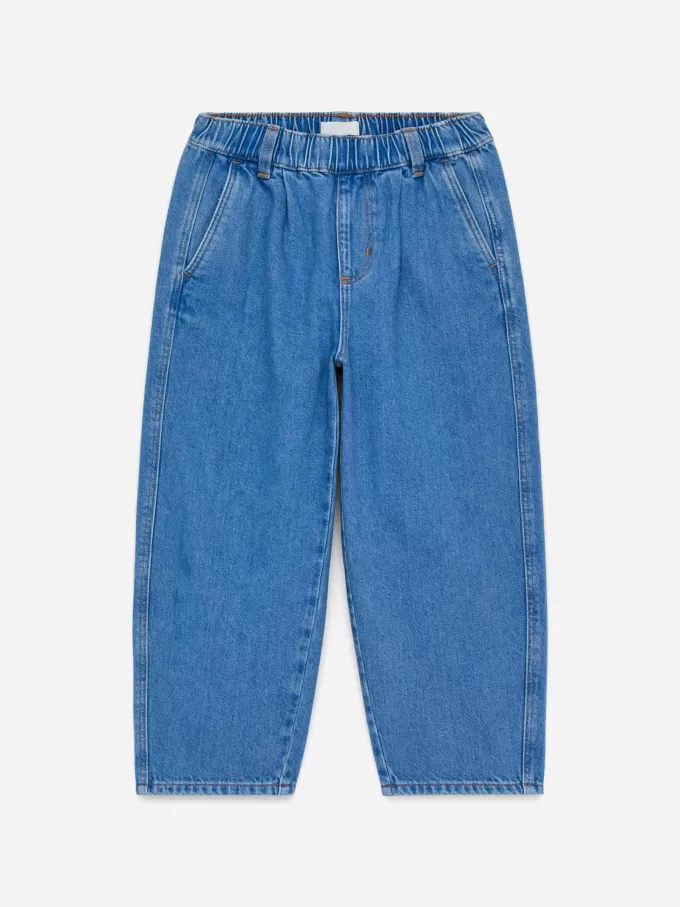 Hose aus gewaschenem Denim
