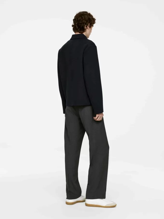 Jacke aus Doublé-Wollmischung