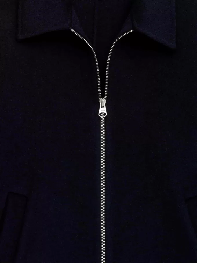 Jacke aus Doublé-Wollmischung