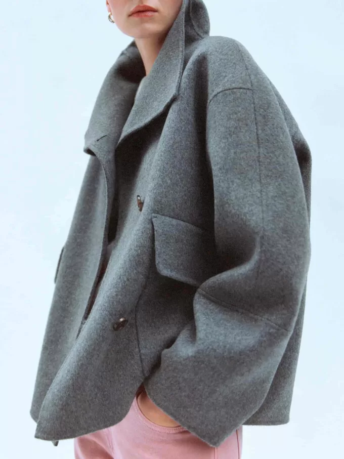 Jacke aus Doublé-Wollmischung Jacke aus Doublé-Wollmischung