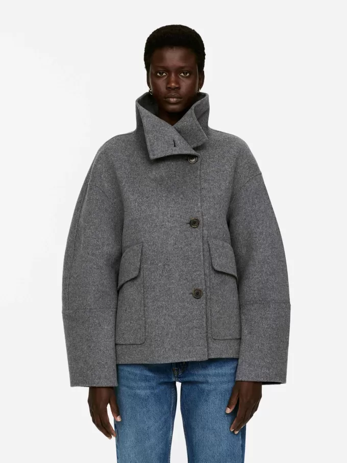 Jacke aus Doublé-Wollmischung Jacke aus Doublé-Wollmischung