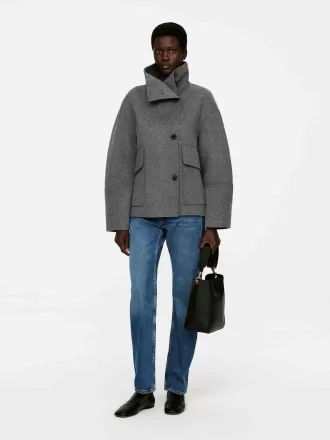 Jacke aus Doublé-Wollmischung Jacke aus Doublé-Wollmischung