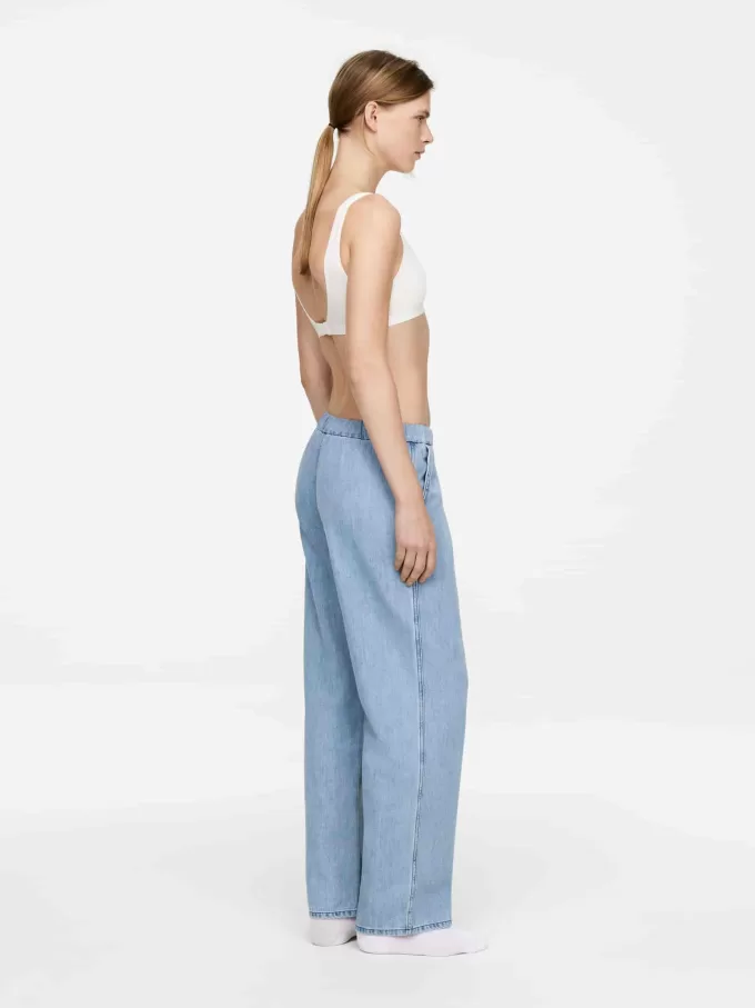 Jeanshose mit Kordelzug