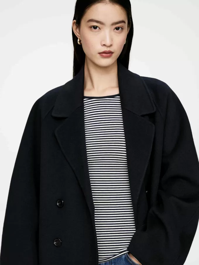 Jersey-Oberteil mit U-Ausschnitt