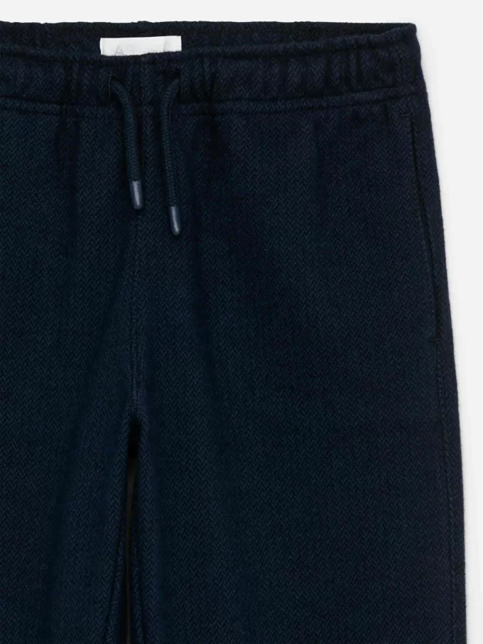 Jogginghose mit Fischgrätenmuster