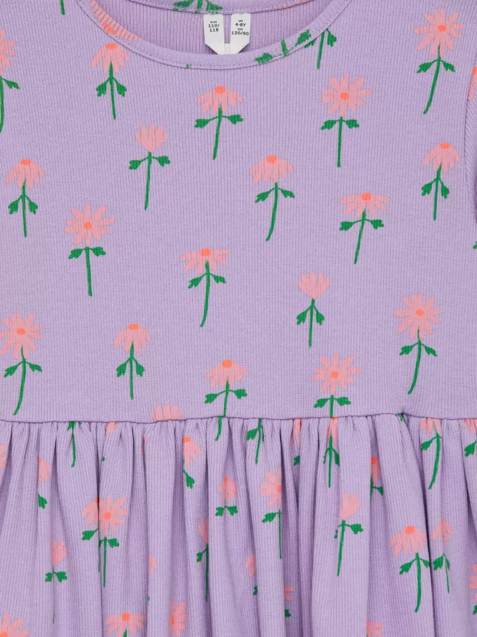 Kleid aus Baumwollripp