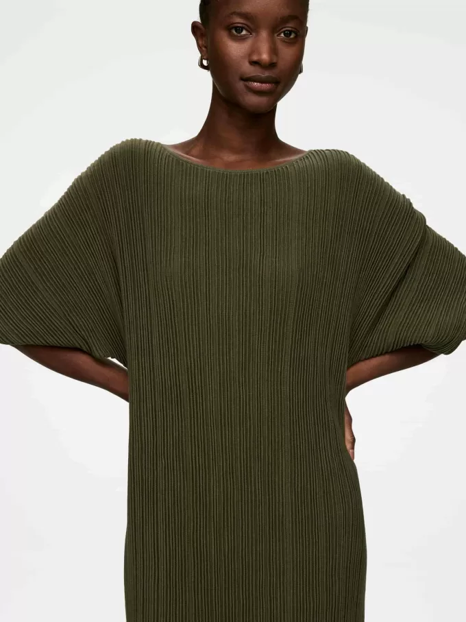 Kleid aus Rippstrick