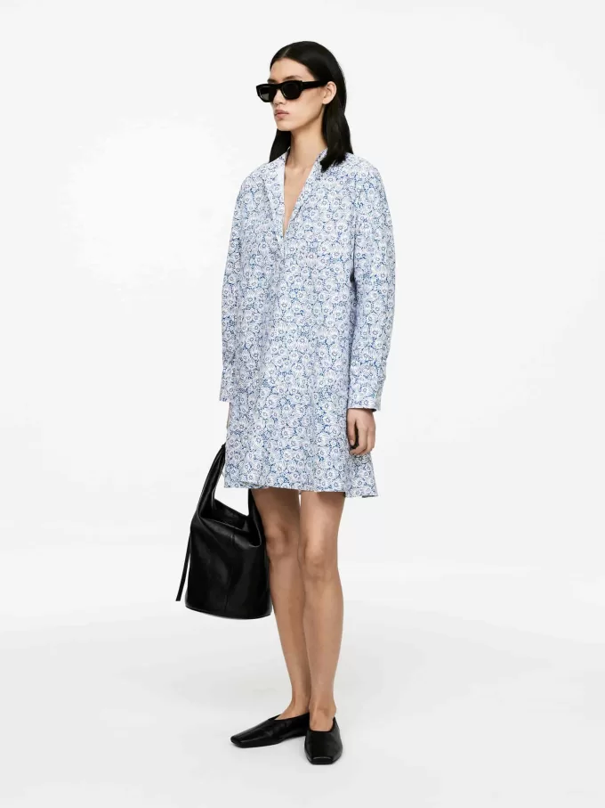 Kleid mit Baumwolldruck