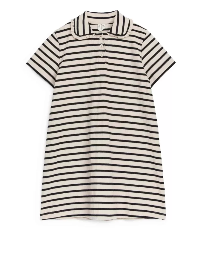 Kleid mit Rüschenkragen