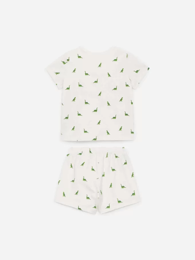 Kurzes Jersey-Pyjama-Set Kurzes Jersey-Pyjama-Set