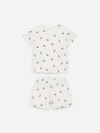 Kurzes Jersey-Pyjama-Set