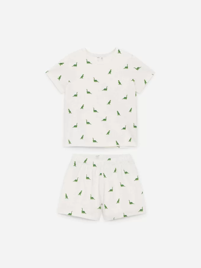 Kurzes Jersey-Pyjama-Set Kurzes Jersey-Pyjama-Set