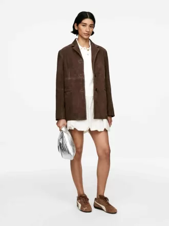 Lässiger Wildlederblazer