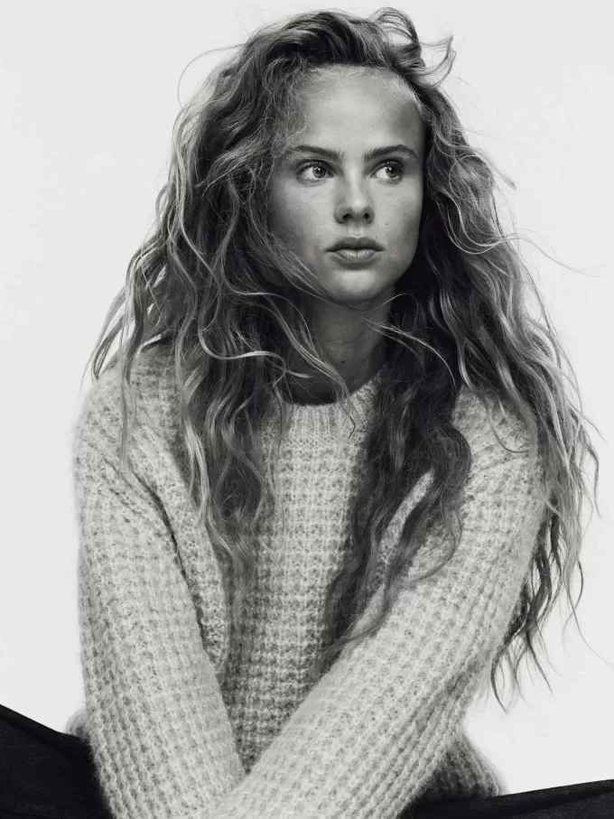 Lässiger Woll-Alpaka-Pullover