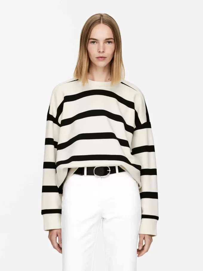 Lässiges Frottee-Sweatshirt Lässiges Frottee-Sweatshirt