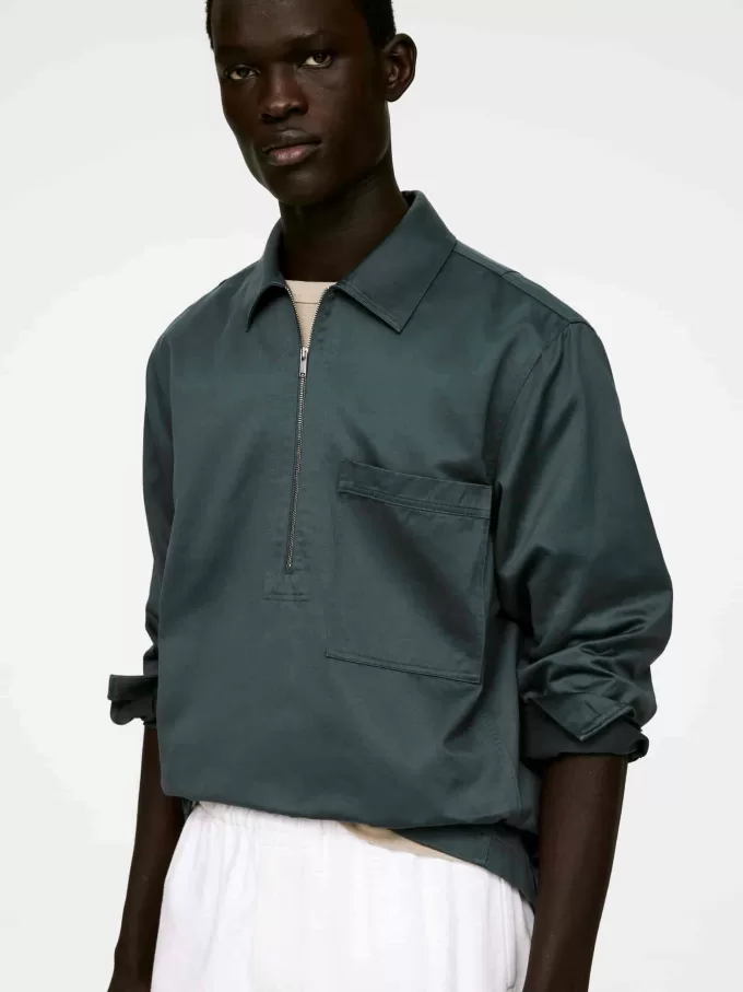 Lässiges Pop-Over-Shirt Lässiges Pop-Over-Shirt