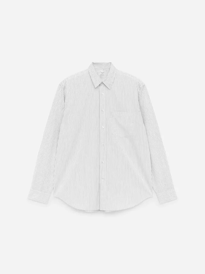 Lässiges Popeline-Hemd Lässiges Popeline-Hemd