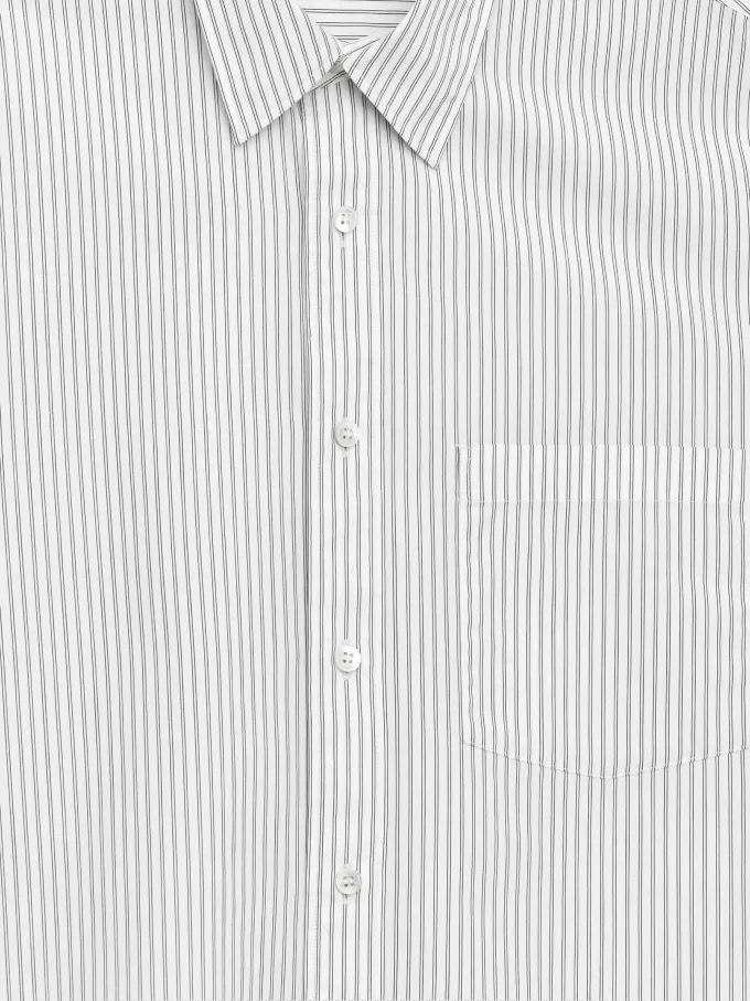 Lässiges Popeline-Hemd Lässiges Popeline-Hemd