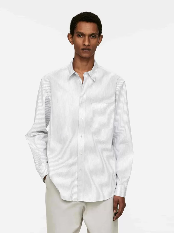 Lässiges Popeline-Hemd Lässiges Popeline-Hemd