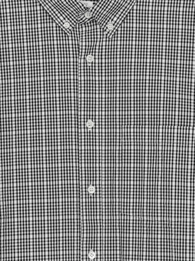 Lässiges Seersucker-Hemd Lässiges Seersucker-Hemd