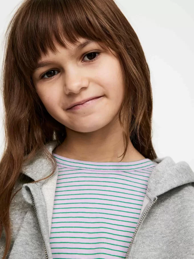 Langärmliges T-Shirt aus Baumwolle Langärmliges T-Shirt aus Baumwolle