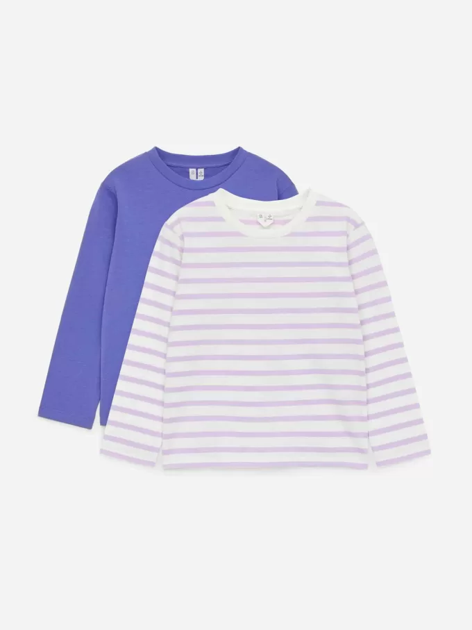 Langarm-T-Shirt im 2er-Set