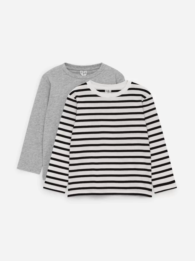 Langarm-T-Shirt im 2er-Set