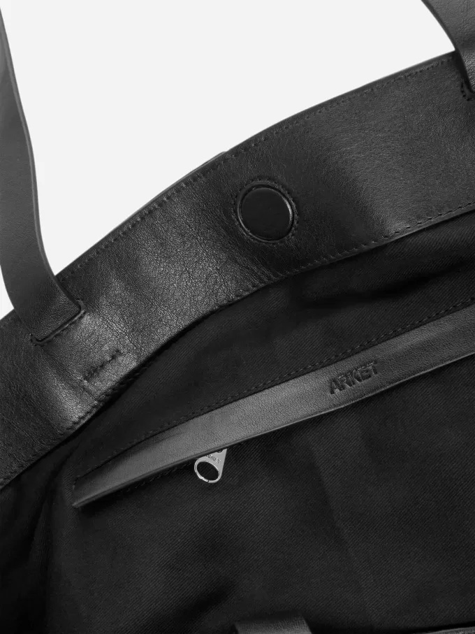 Leder-Einkaufstasche