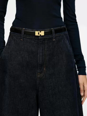 Ledergürtel mit Schnalle