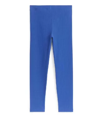 Leggings aus geripptem Jersey