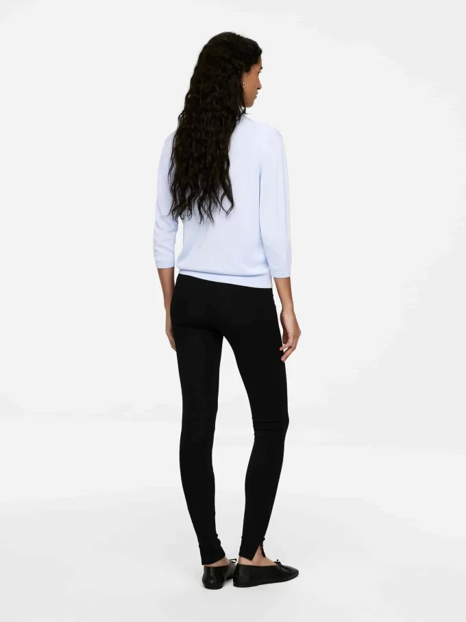 Leggings mit Reißverschlussdetail