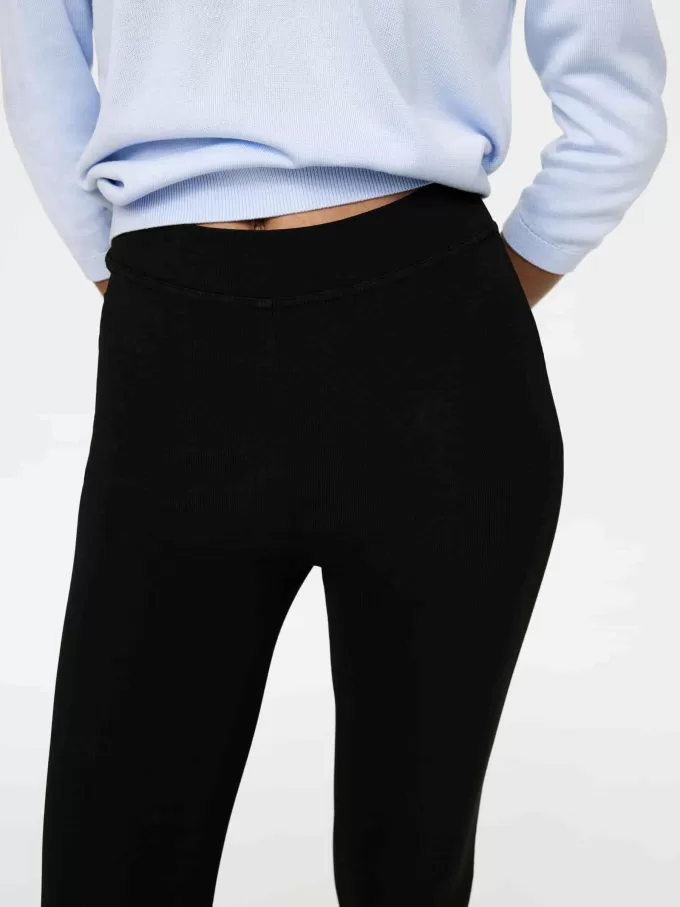 Leggings mit Reißverschlussdetail