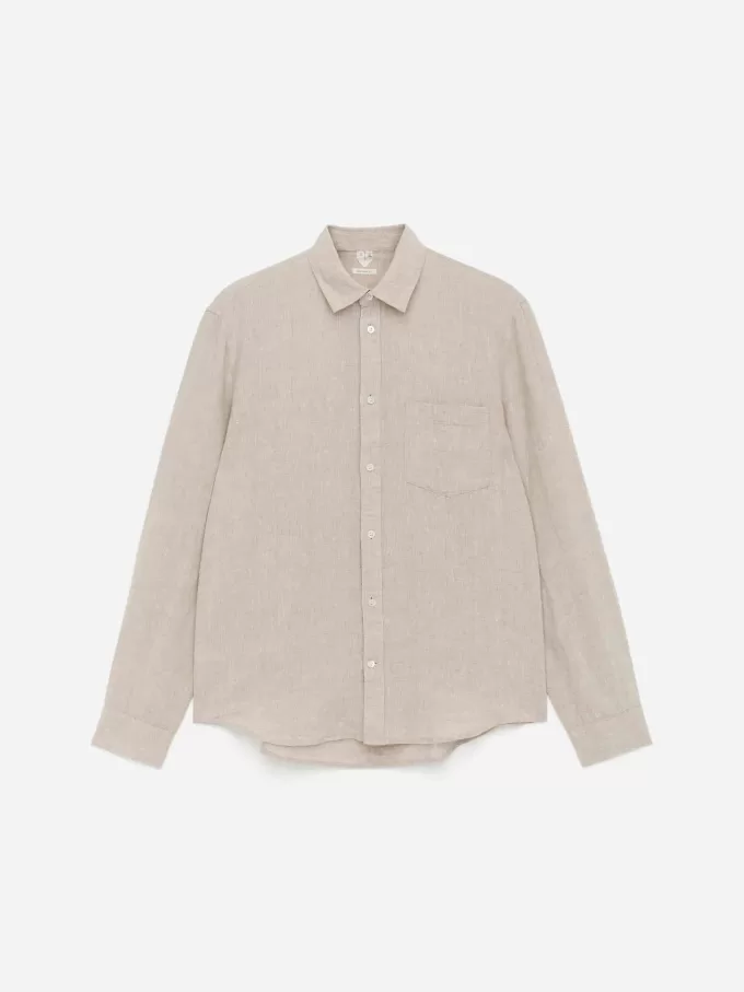 Leinenhemd mit normaler Passform Leinenhemd mit normaler Passform