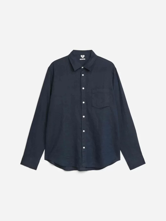 Leinenhemd mit normaler Passform Leinenhemd mit normaler Passform